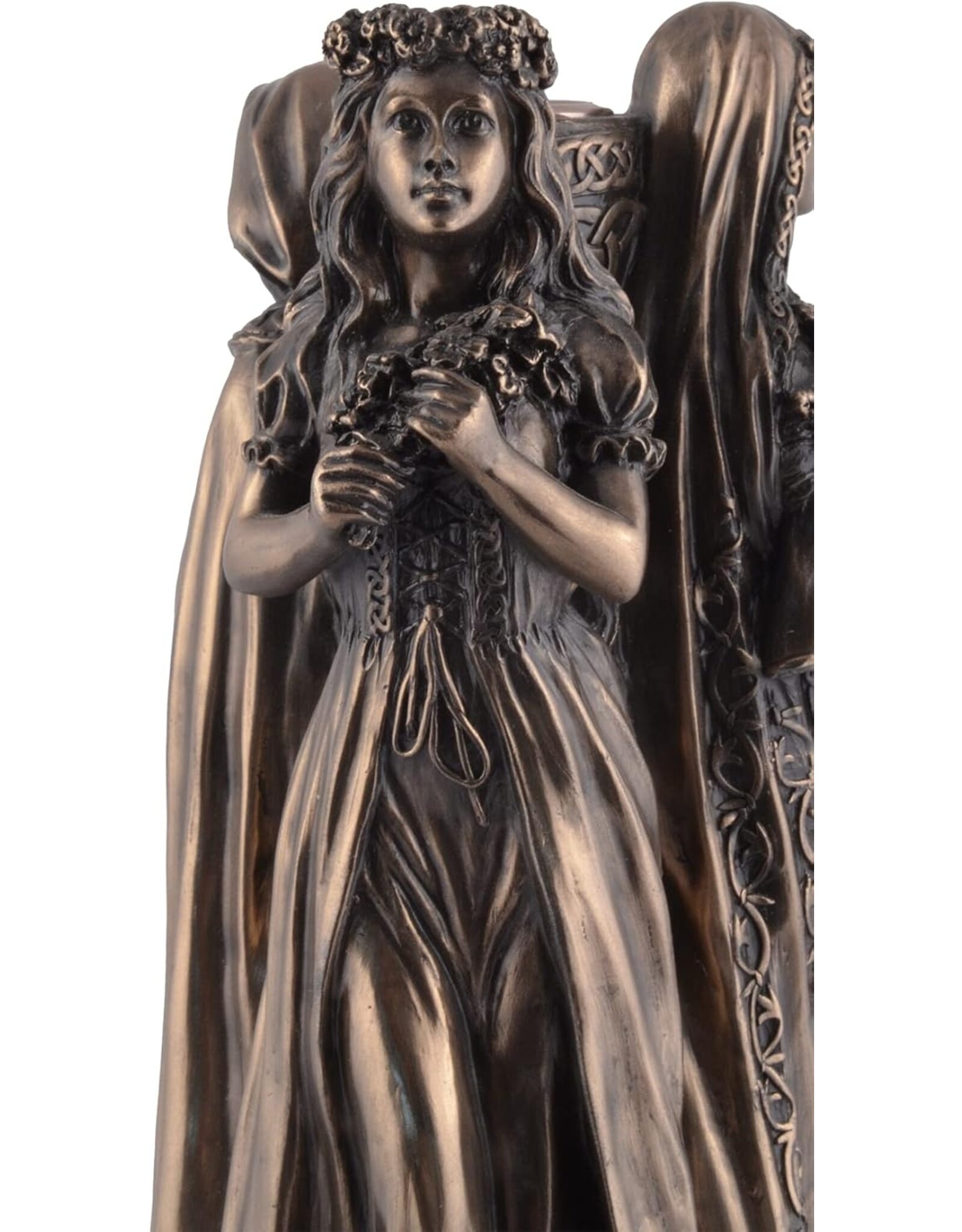 Veronese Design Giftware & Lifestyle - Trinity Keltische Drievoudige Godin Kandelaar