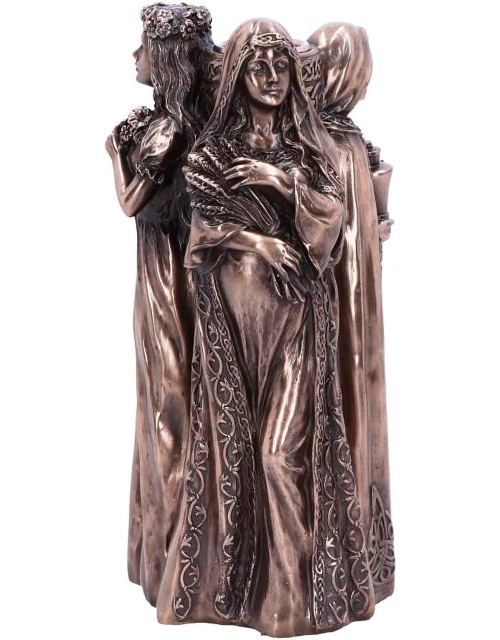 Veronese Design Giftware & Lifestyle - Trinity Keltische Drievoudige Godin Kandelaar