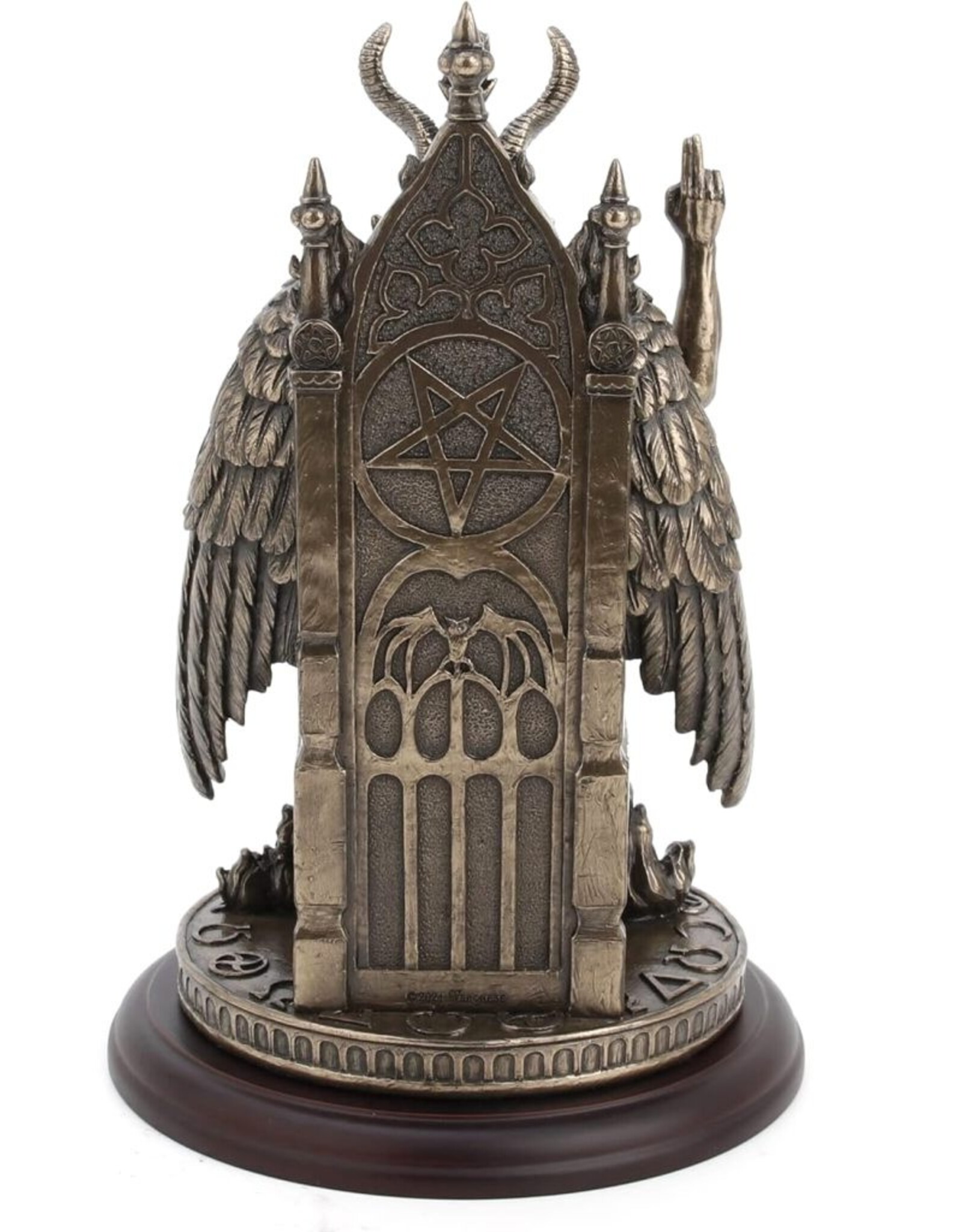 Veronese Design Giftware & Lifestyle - Baphomet sitting on Globe 20.5cm Veronese Design  - Copy