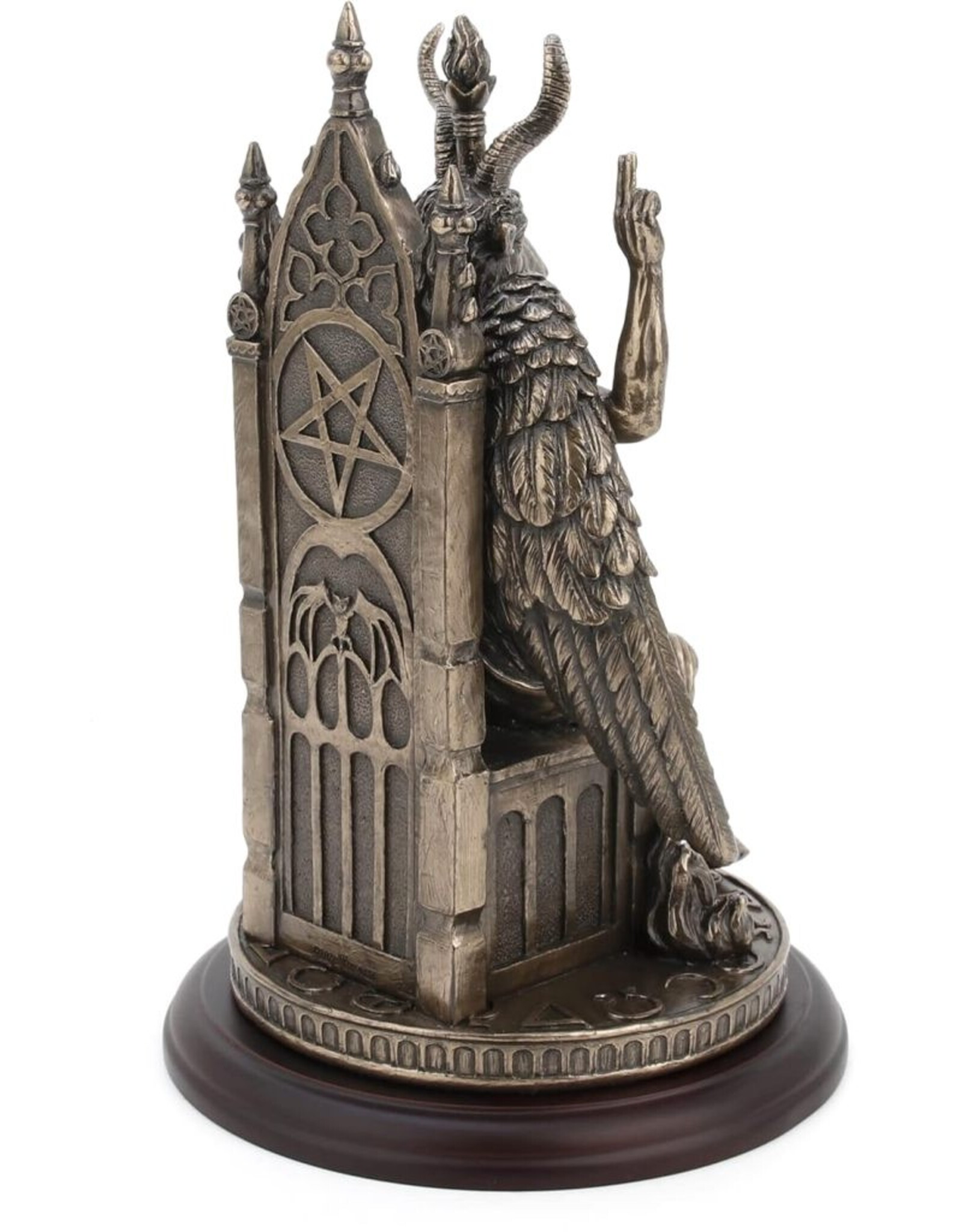 Veronese Design Giftware & Lifestyle - Baphomet zittend op Aardbol 20,5cm Veronese Design  - Copy