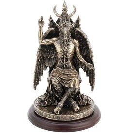 Veronese Design Baphomet sitting on a Throne - Veronese Design