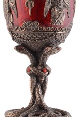 Veronese Design Bekers en Kelken - Baphomet Kelk met Slangenvoet - Veronese Design