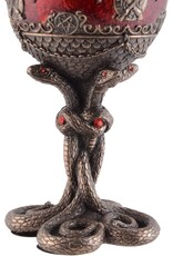 Veronese Design Tankards and mugs - Baphomet Goblet with Snake base - Veronese Design