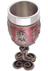 Veronese Design Bekers en Kelken - Baphomet Kelk met Slangenvoet - Veronese Design