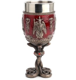 Veronese Design Baphomet Kelk met Slangenvoet - Veronese Design