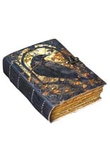BB Miscellaneous - Gothic Raven Leather Journal 18x13cm