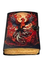 BB Miscellaneous - Feniks Vogel Leren Dagboek  18x13cm