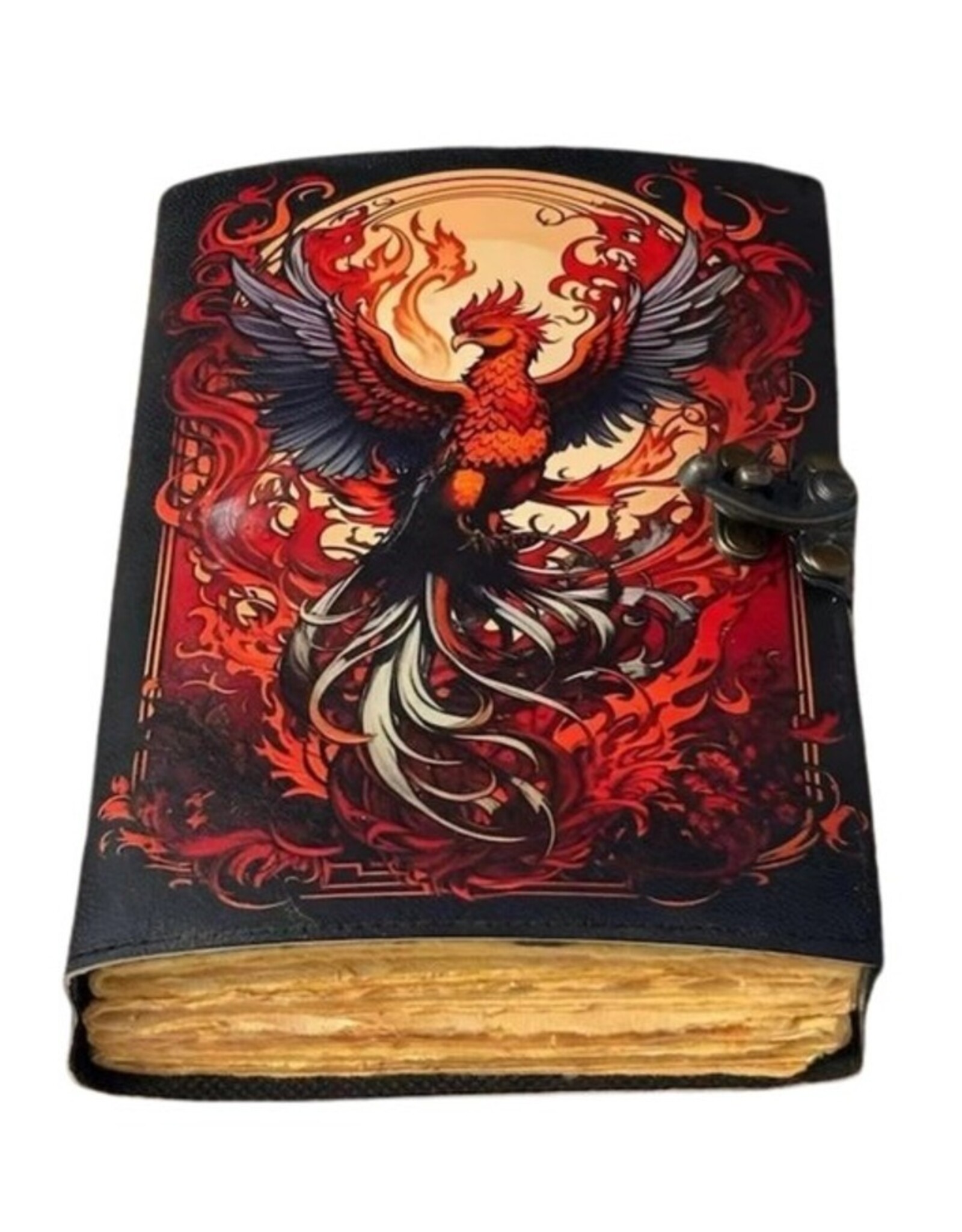 BB Miscellaneous - Phoenix Bird Leather Journal 18x13cm