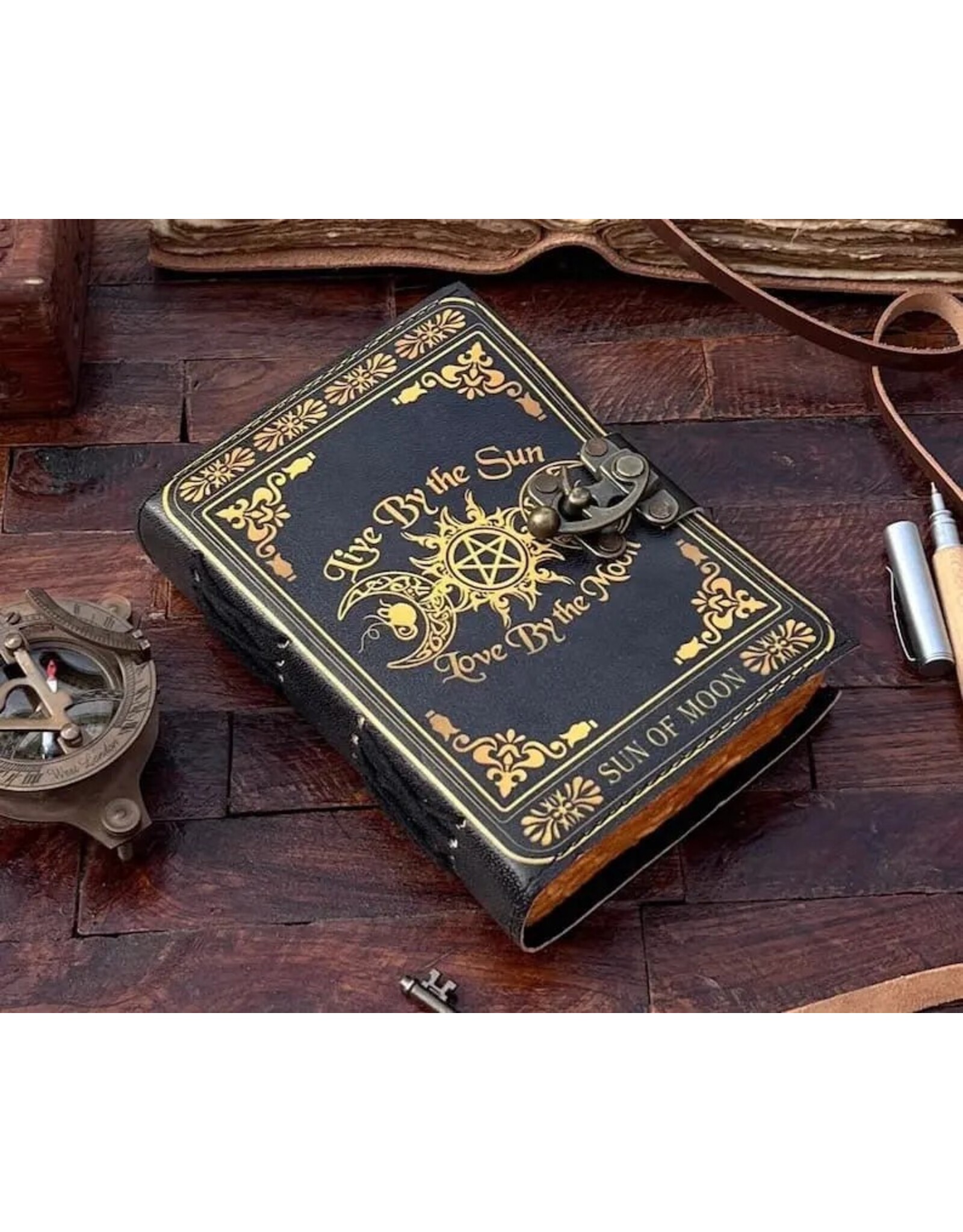 BB Miscellaneous - Live By the Sun - Love by the Moon Leather Journal