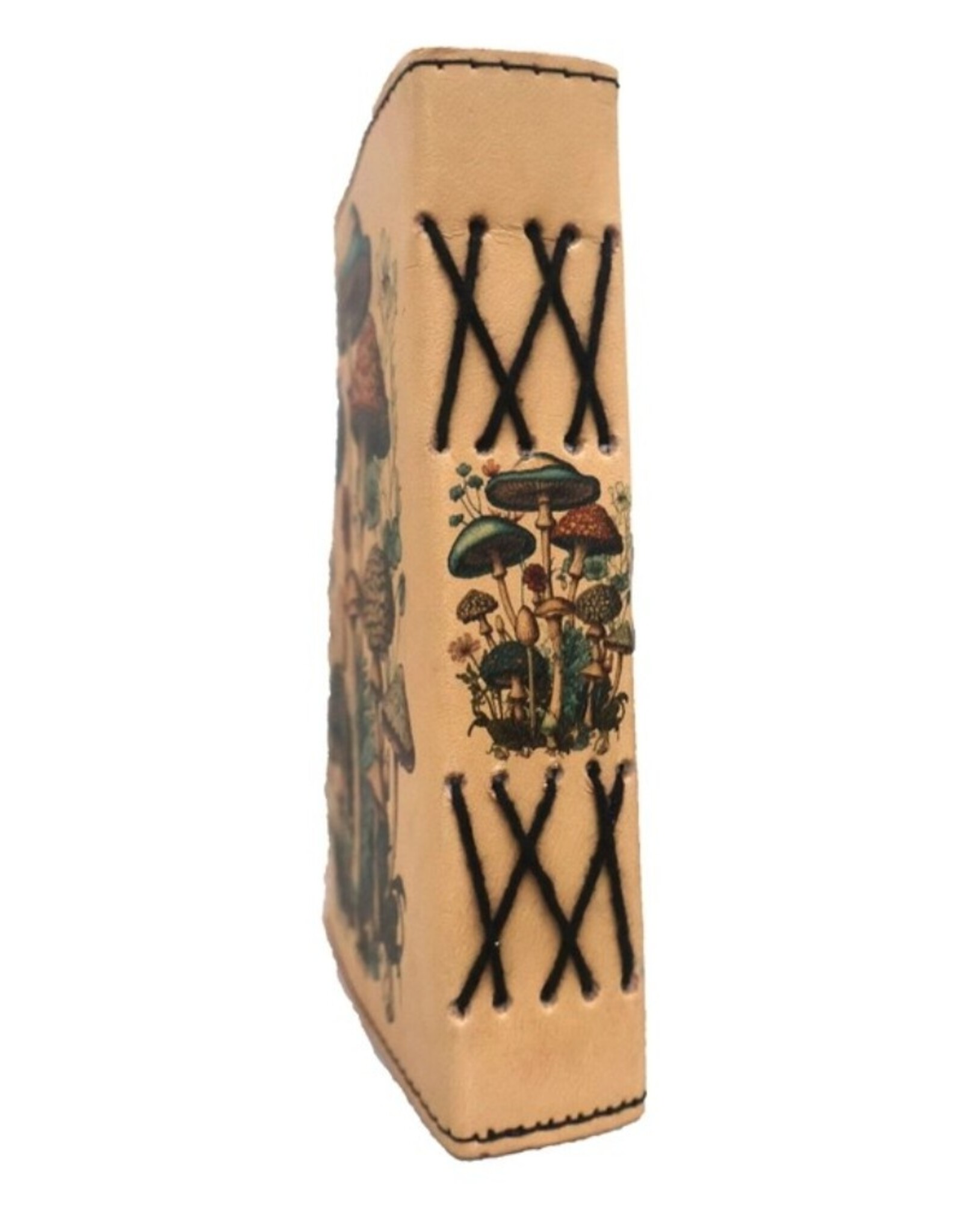 BB Miscellaneous - Leather Journal Magic Mushrooms 18cm  x  13cm