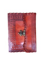 BB Miscellaneous - Vintage Leather Journal with Hook Closure