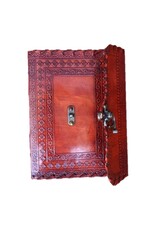 BB Miscellaneous - Vintage Leather Journal with Hook Closure