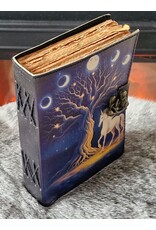 BB Miscellaneous - Unicorn and Moon Phases Leather Journal 18 x 13cm