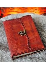 BB Miscellaneous - Vintage Leather Journal with Hook Closure