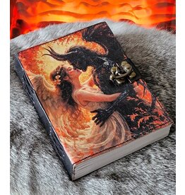 BB Demon and Angel Leather Journal 18cm  x  13cm