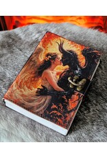 BB Miscellaneous - Demon and Angel Leather Journal 18cm  x  13cm