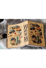 BB Miscellaneous -   Leren Dagboek Magische Paddenstoelen 18 x  13cm