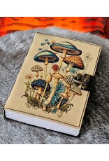 BB Miscellaneous - Leather Journal Magic Mushrooms 18cm  x  13cm