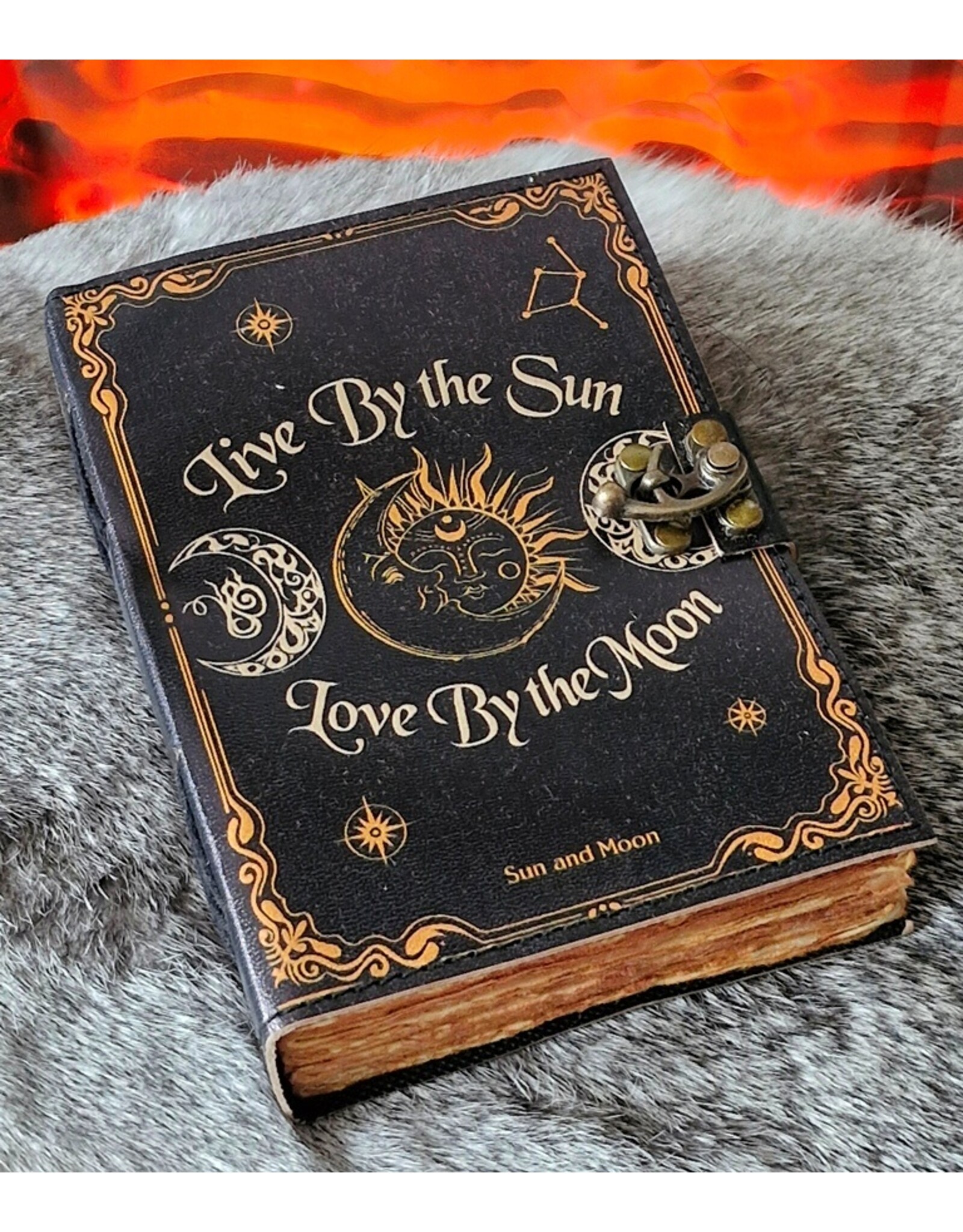 BB Miscellaneous - Live By the Sun - Love by the Moon Leather Journal