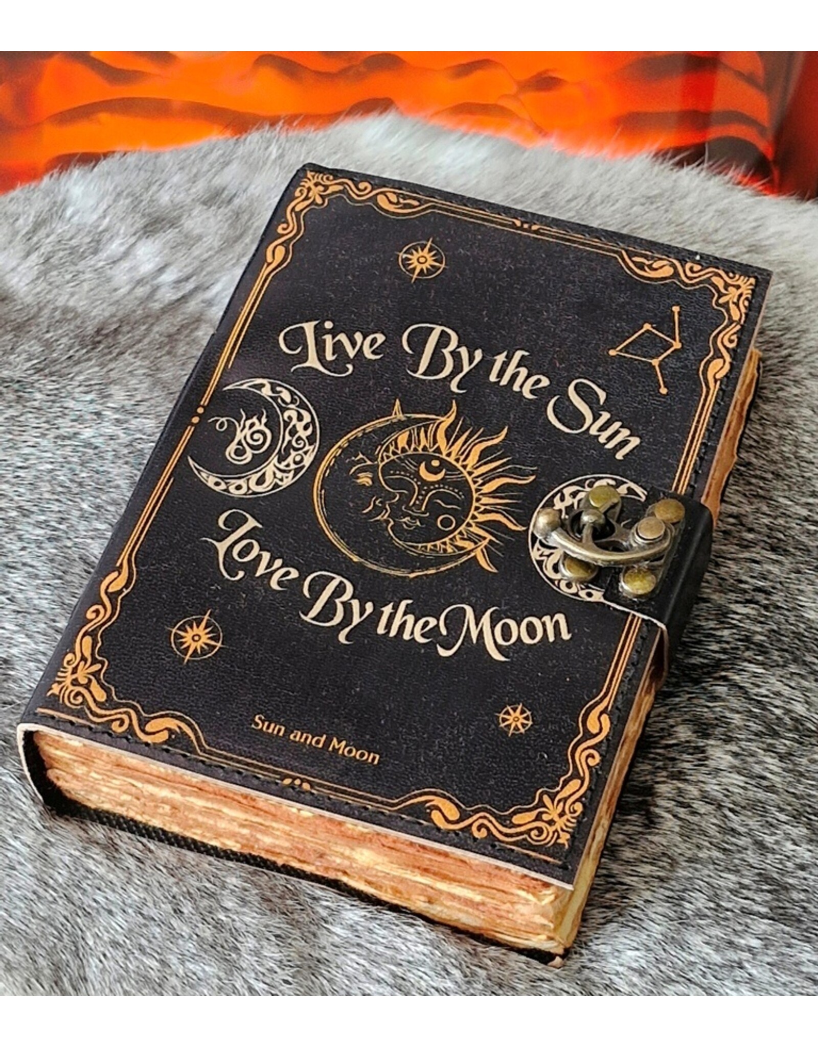 BB Miscellaneous - Live By the Sun - Love by the Moon Leather Journal