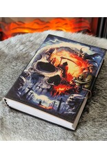 BB Miscellaneous - Skull Grim Reaper Leren Dagboek 18x13cm