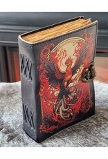 BB Miscellaneous - Feniks Vogel Leren Dagboek  18x13cm