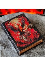 BB Miscellaneous - Feniks Vogel Leren Dagboek  18x13cm