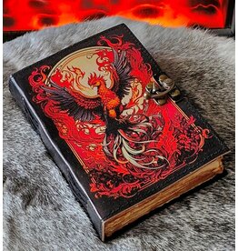 BB Phoenix Bird Leather Journal 18x13cm