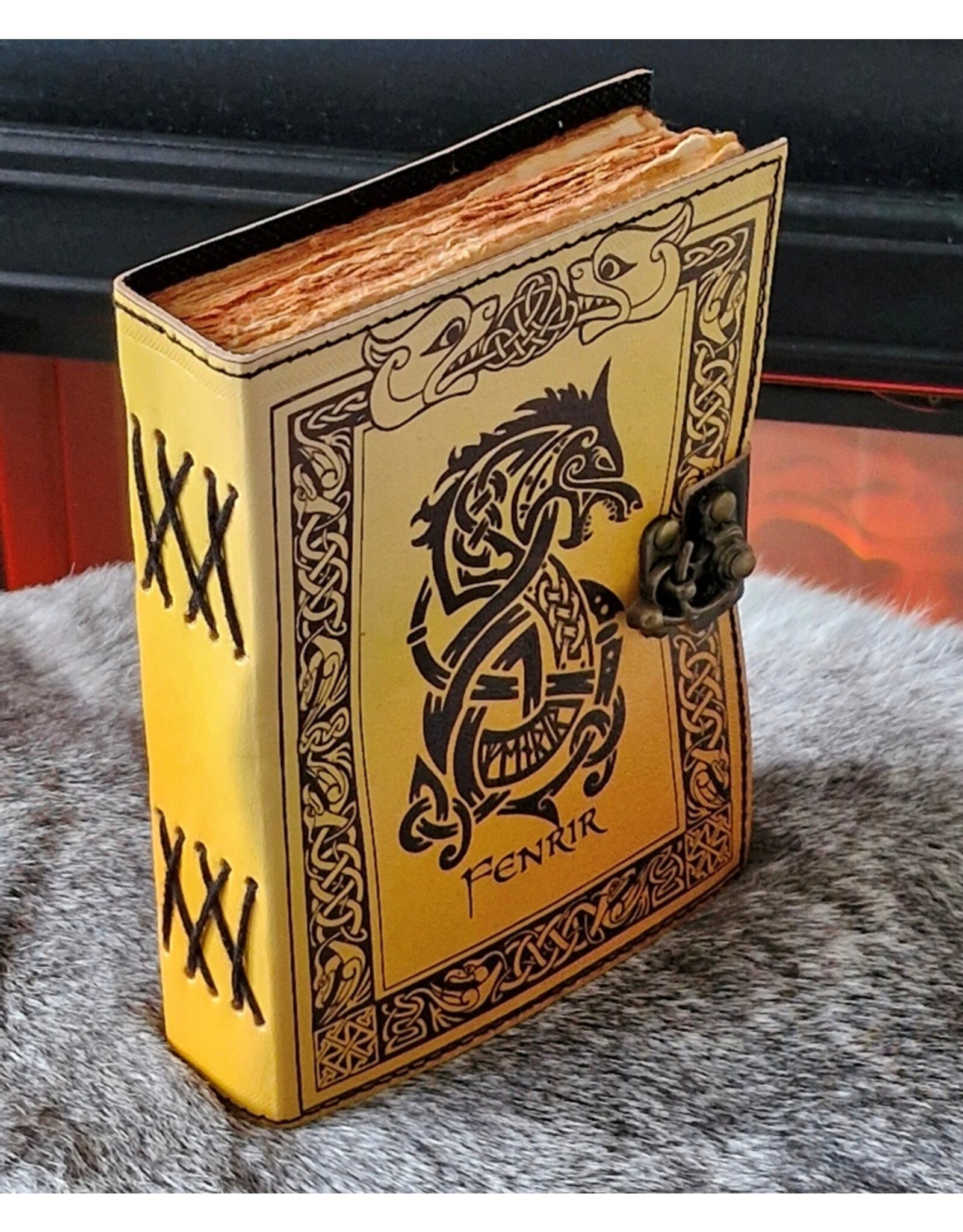 BB Miscellaneous - Fernir Vintage Leren Dagboek  18x13cm