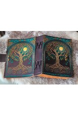 BB Miscellaneous - Levensboom Yggdrasil Leren Dagboek  18x13cm