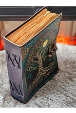 BB Miscellaneous - Levensboom Yggdrasil Leren Dagboek  18x13cm