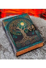 BB Miscellaneous - Levensboom Yggdrasil Leren Dagboek  18x13cm