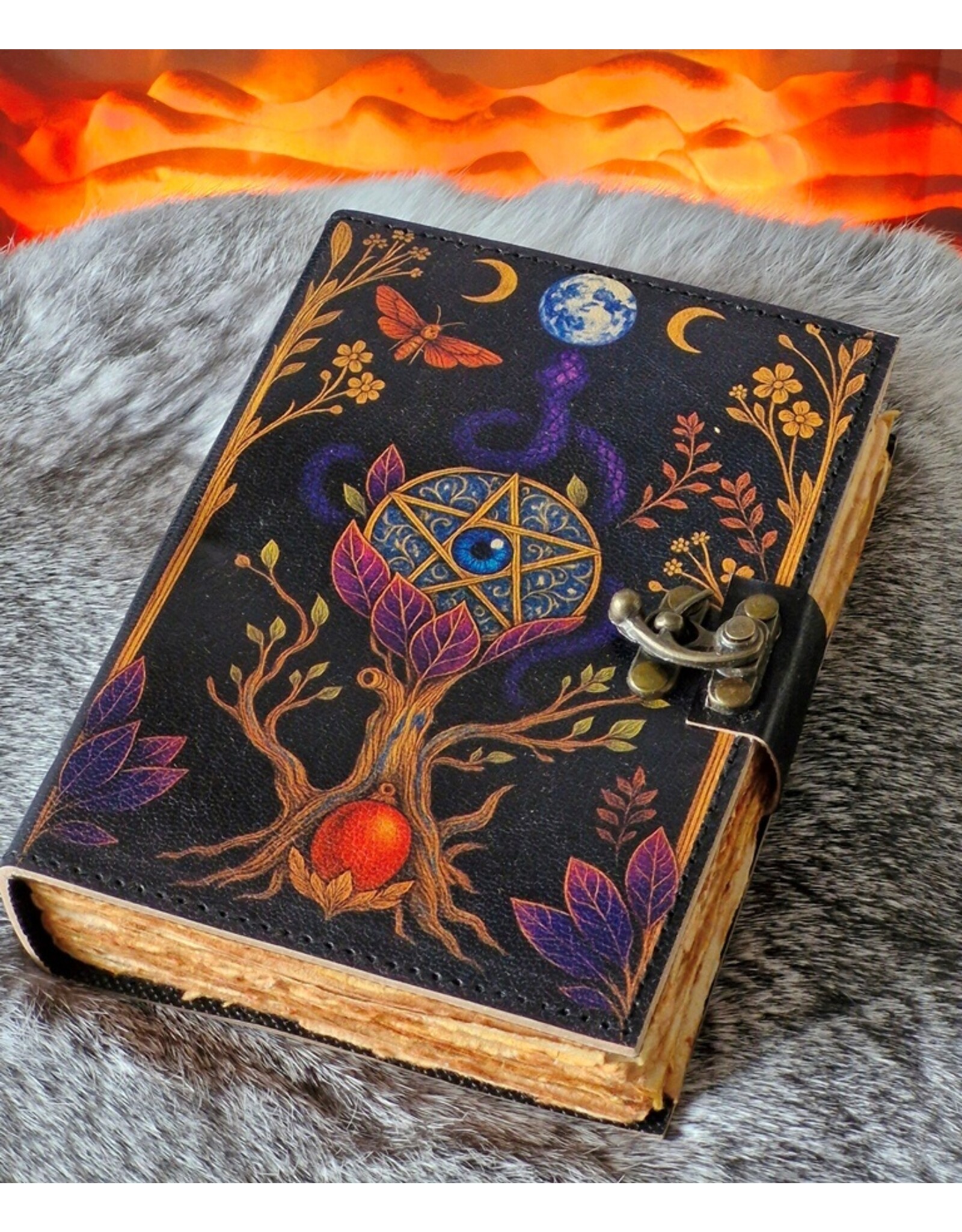 BB Miscellaneous - Leren Dagboek voor Occultisten 18x13cm