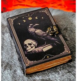 BB Poe's Raven Leather Journal 18x13cm