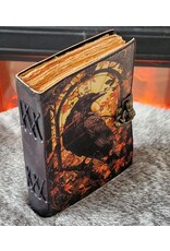 BB Miscellaneous - Gothic Raven Leather Journal 18x13cm
