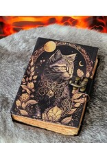 BB Miscellaneous - Magische Kat Leren Dagboek 18x13cm