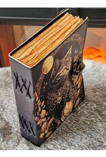 BB Miscellaneous - Magische Kat Leren Dagboek 18x13cm