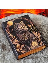 BB Miscellaneous - Magische Kat Leren Dagboek 18x13cm