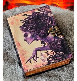 BB Medusa Leren Dagboek 18x13cm