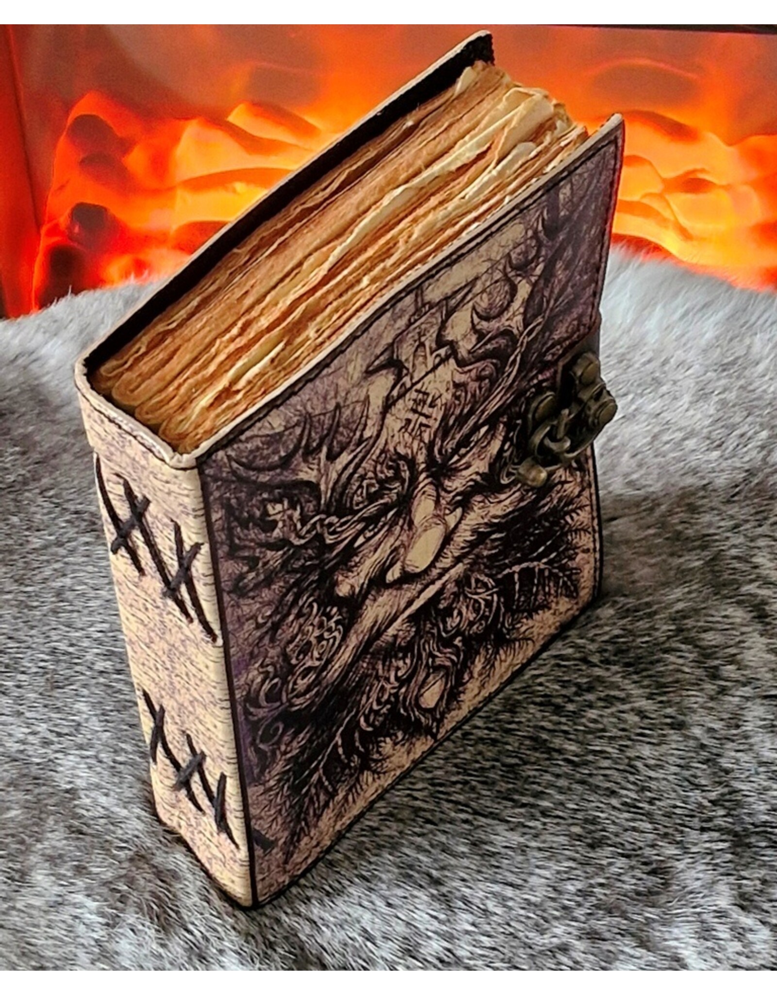 BB Miscellaneous -  Boomgeest Leren Dagboek 18x13cm