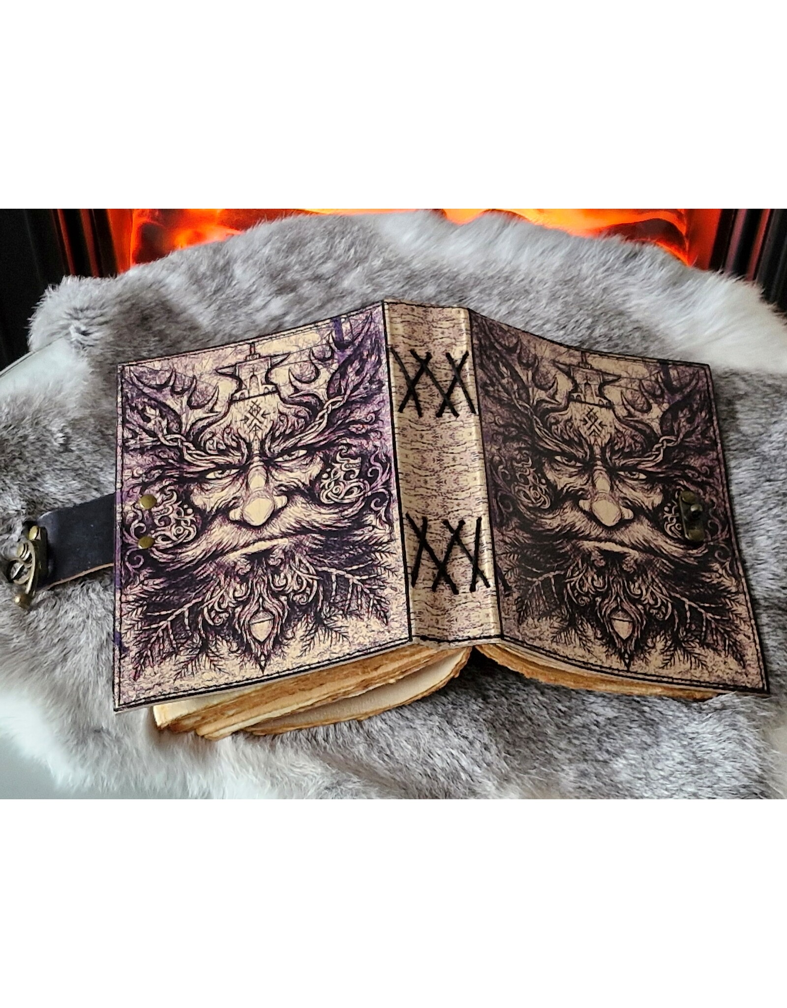 BB Miscellaneous - Tree Spirit Leather Journal 18x13cm
