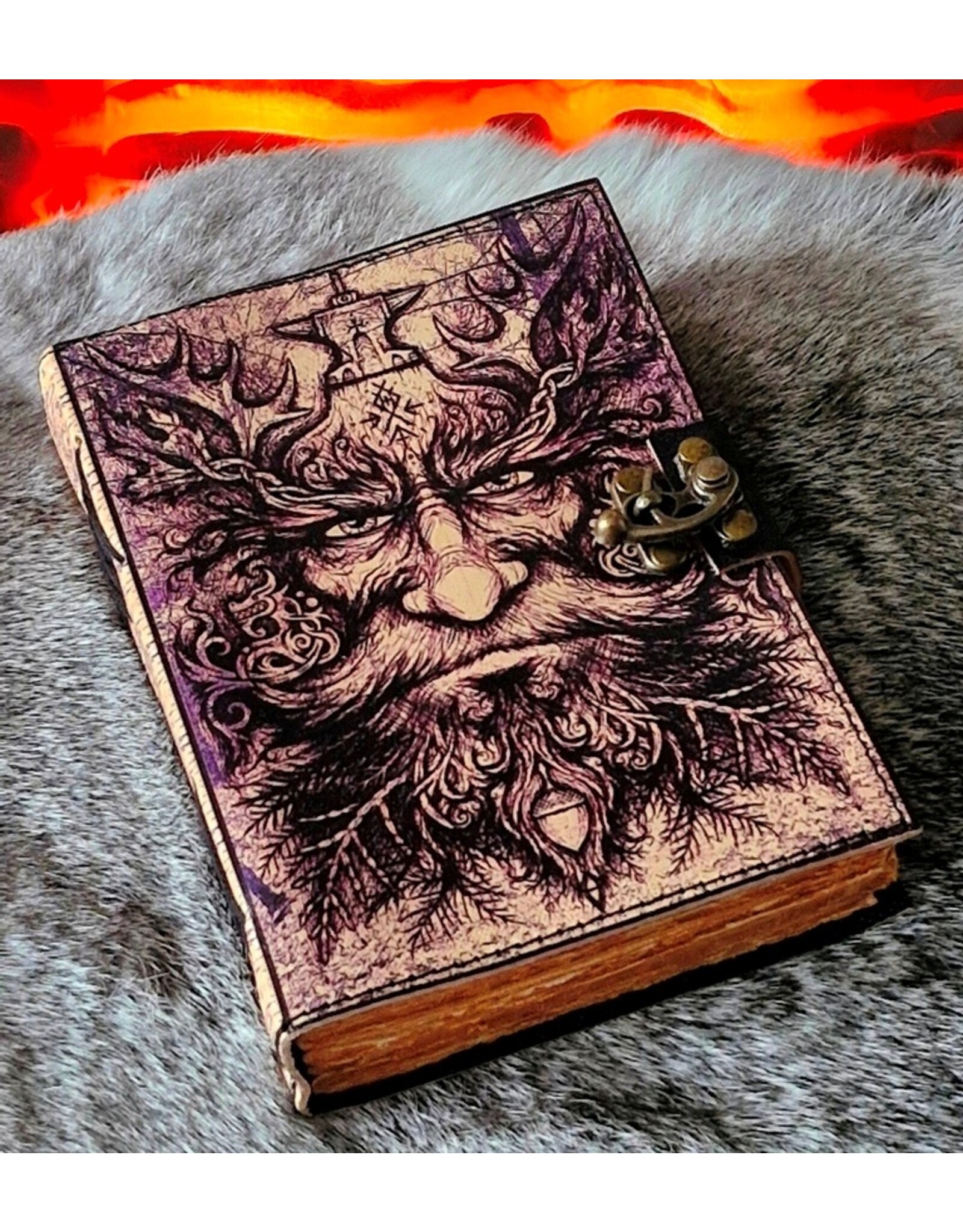 BB Miscellaneous - Tree Spirit Leather Journal 18x13cm