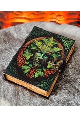 BB Miscellaneous - Green Man Leather Journal 18x13cm