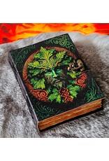 BB Miscellaneous - Green Man Leather Journal 18x13cm