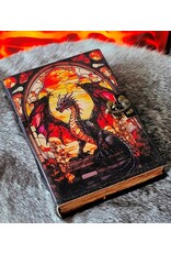 BB Miscellaneous -  Leather Journal with  Dragon 18x13cm