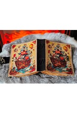 BB Miscellaneous - Pirate Ship Leather Journal 18x13cm