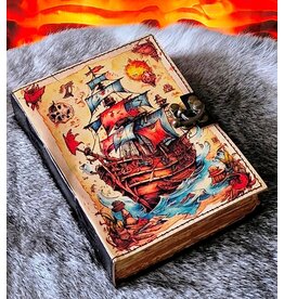 BB Piraten Schip Leren Dagboek 18x13cm