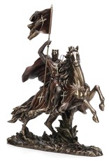 Veronese Design Veronese Design - Templar Crusader on Horse Holding Flag - Veronese Design