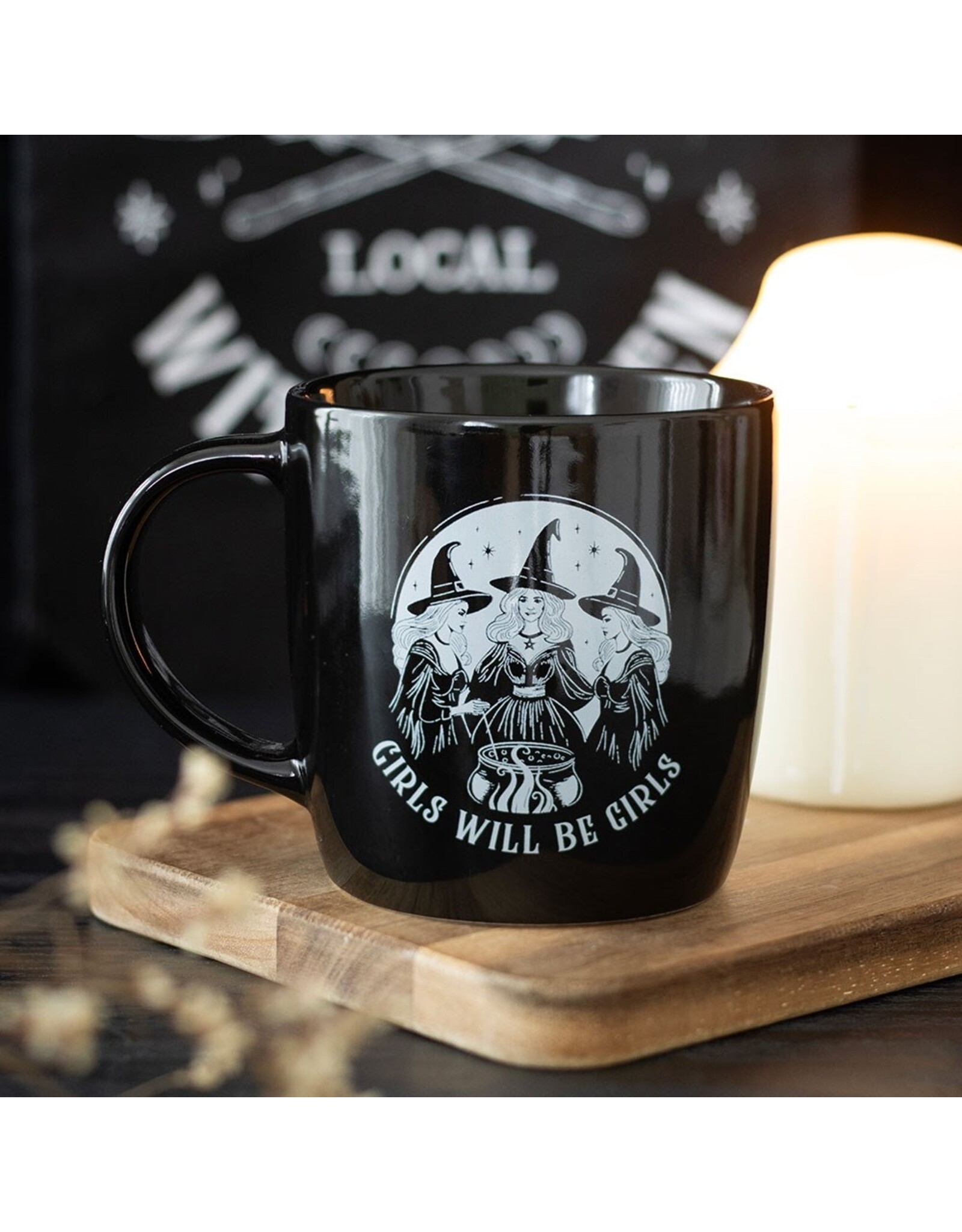 SDW Giftware & Lifestyle - Heksen Mok 'Girls Will Be Girls'