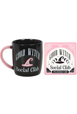 SDW Giftware & Lifestyle - Good Witch Social Club Mok en Onderzetter Set